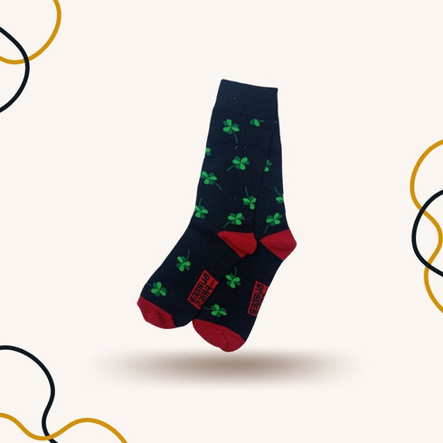 Festive Black Funky Socks - SOXO #1 Imported Socks Brand in Pakistan